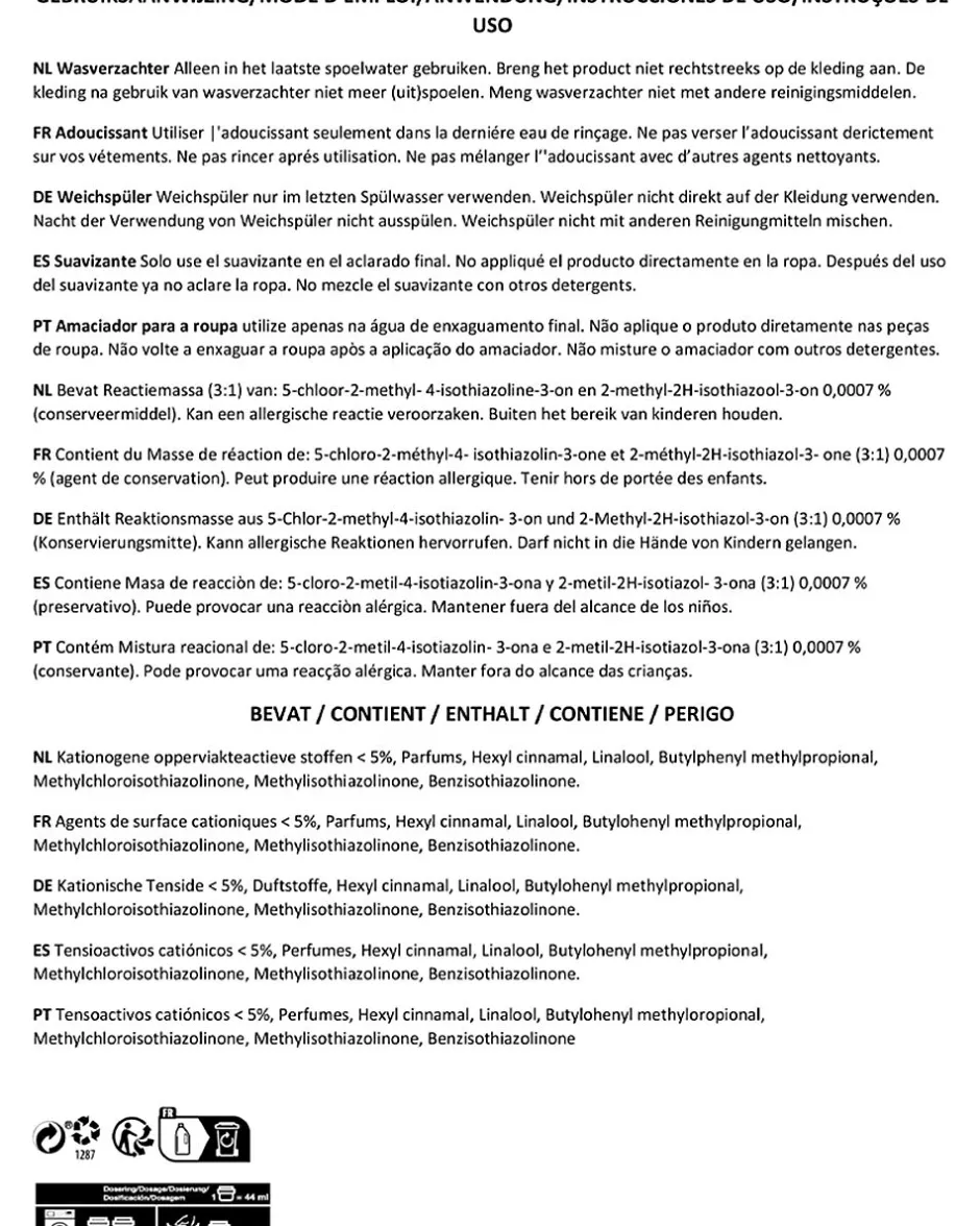 Adoucissant - Blanc<Zeeman Outlet