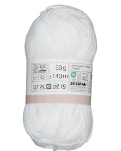 Amy Fil à crocheter - Blanc<Zeeman Best