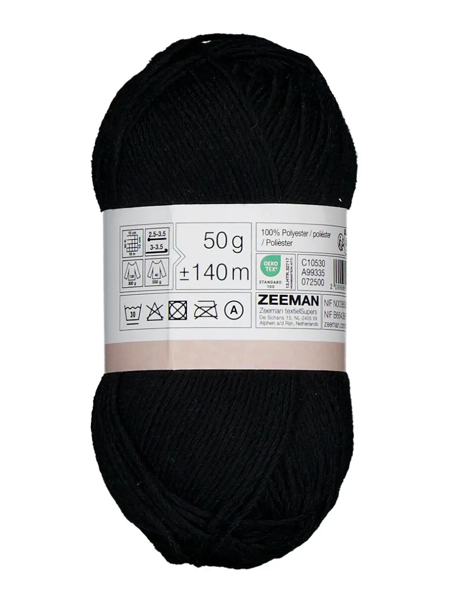 Amy Fil à crocheter - Noir<Zeeman Hot