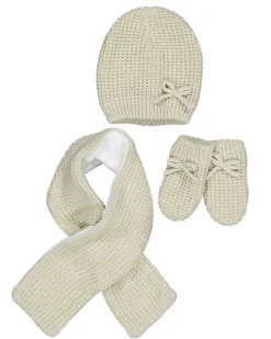 Écharpe, bonnet et gants - Beige<Zeeman Clearance