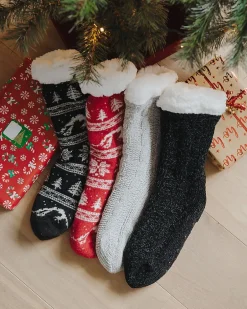 Chaussettes d'intérieur - Noir<Zeeman New