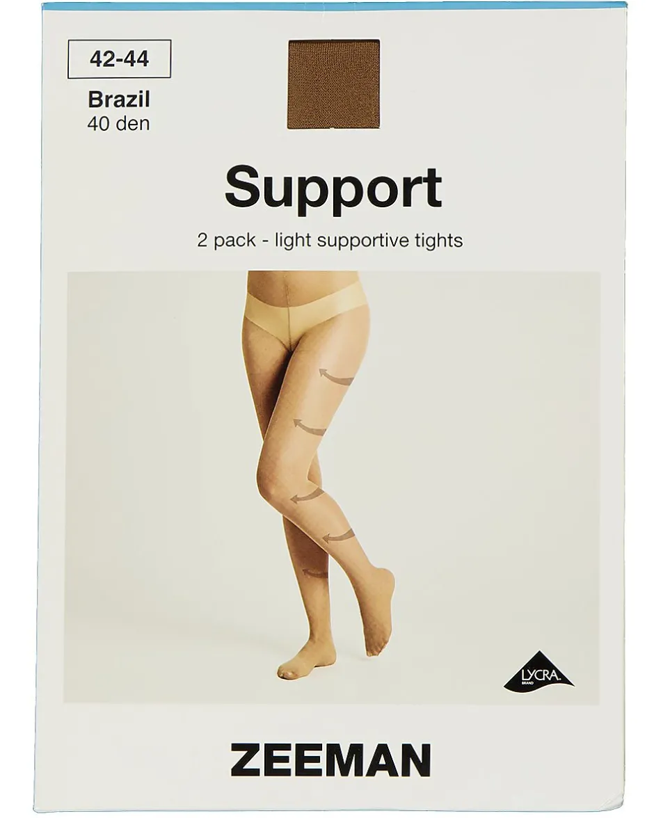 Collant - Marron<Zeeman Discount