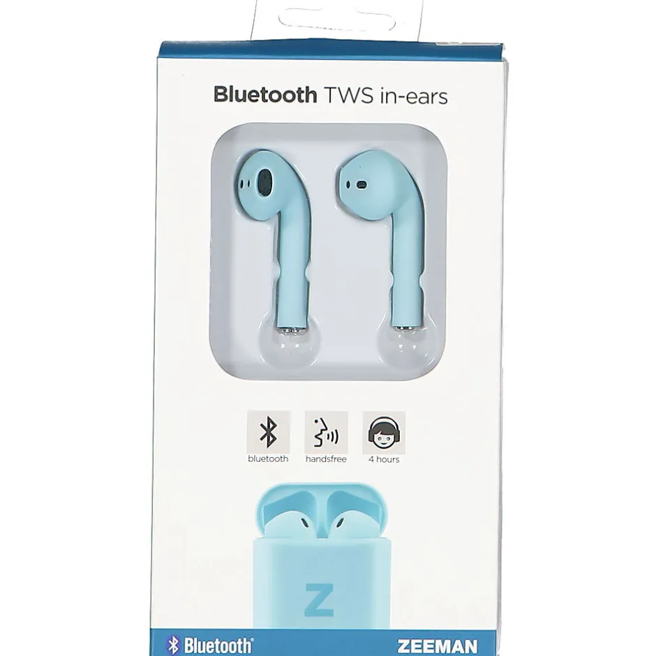Écouteurs Bluetooth - Bleu<Zeeman Best