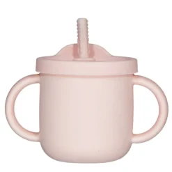 Gobelet avec paille - Rose<Zeeman