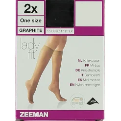 Lady fit Mi-bas - Graphite<Zeeman Clearance