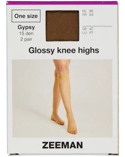 Mi-bas - Marron<Zeeman Clearance