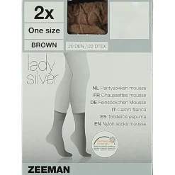 Socquettes - Marron<Zeeman Sale